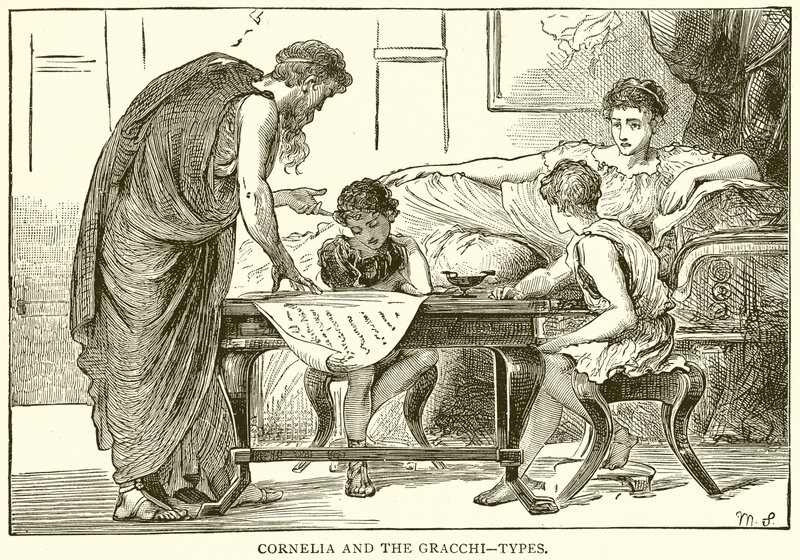Cornelia og Gracchi--typerne af English School