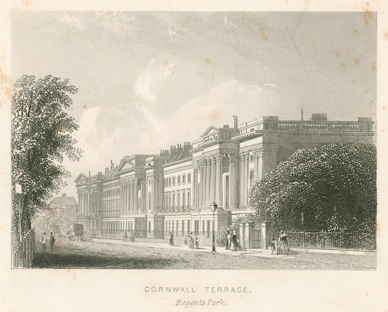 Cornwall Terrace, Regents Park, London af English School