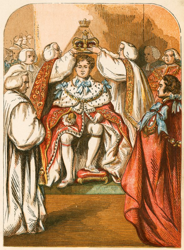 Kroningen af Georg IV af English School
