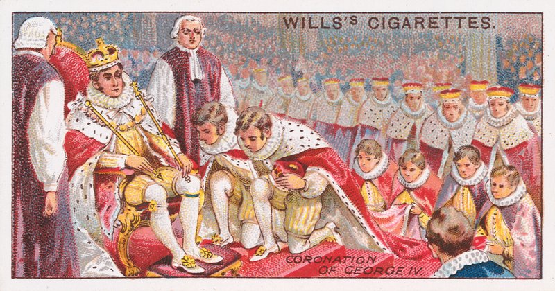 Kroningen af Georg IV af English School
