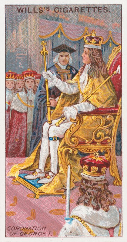 Kroningen af George I af English School