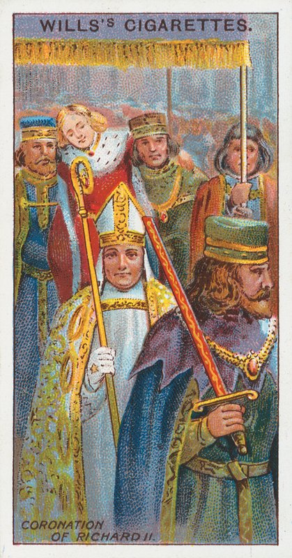Kroning af Richard II af English School