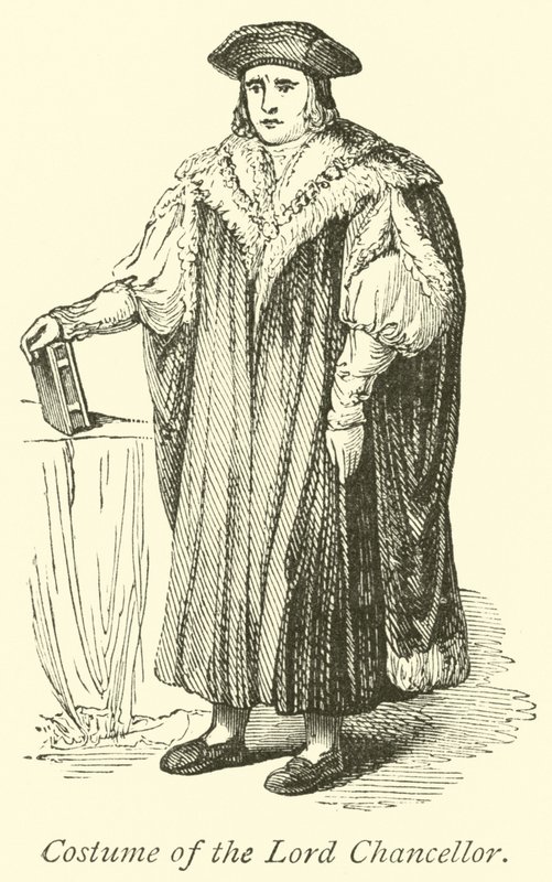 Costume of the Lord Chancellor  af English School