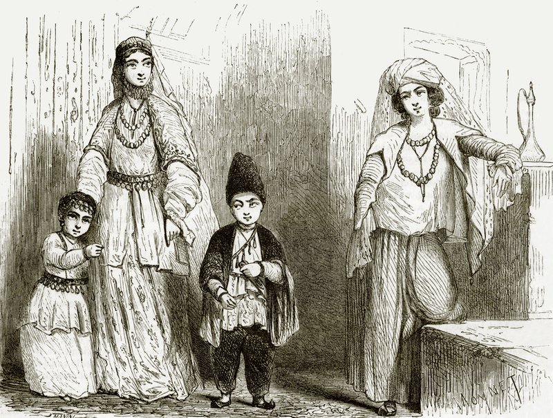 Kostumer af Baku af English School