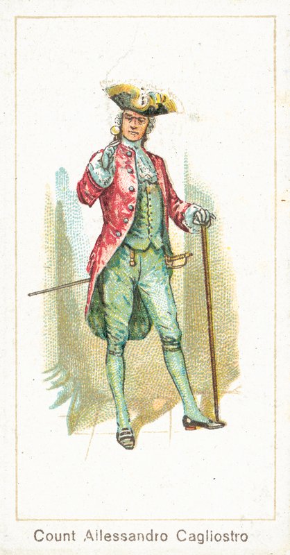 Grev Allessandro Cagliostro (chromolitho) af English School