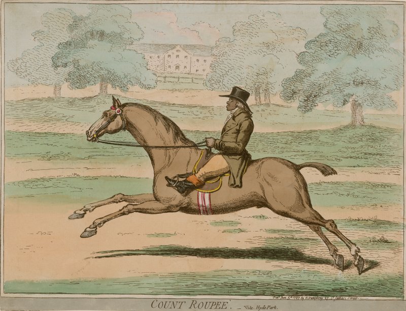 Grev Roupee, redet af Paul Benfield i Hyde Park, London af English School
