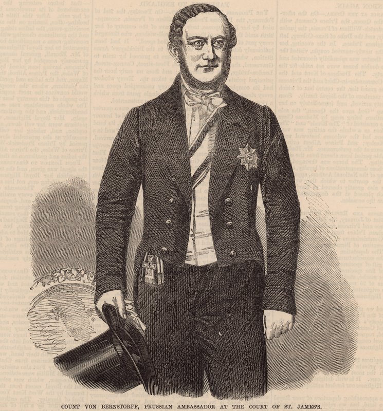 Grev Von Bernstorff, preussisk ambassadør ved hoffet i St. James