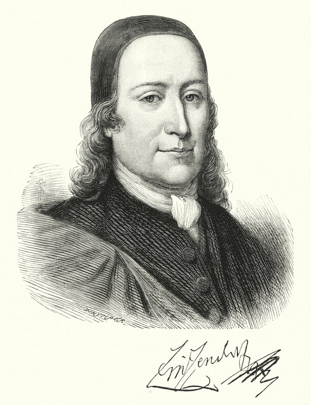 Grev Zinzendorf (gravering) af English School