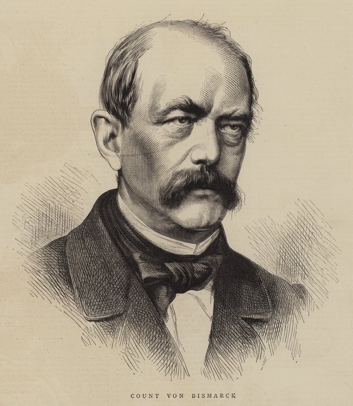 Grev von Bismarck (gravering) af English School