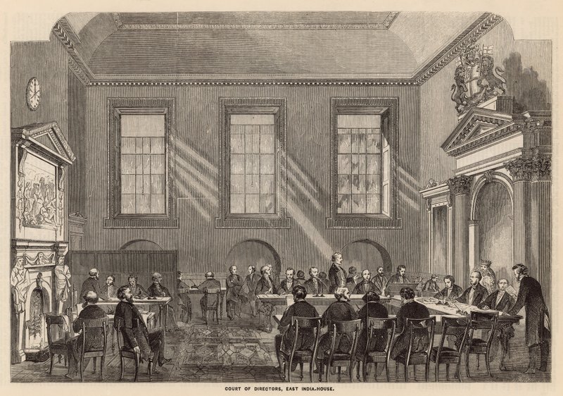Domstol, East India House af English School