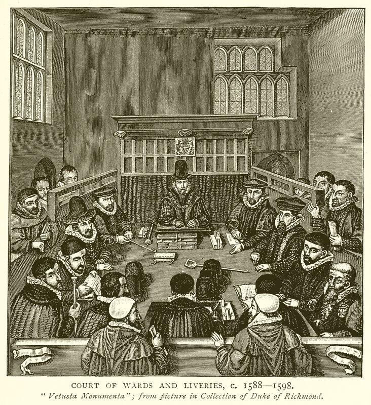 Court of Wards and Liveries, ca. 1588--1598 af English School