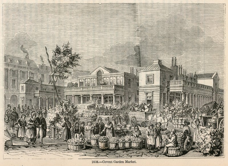 Covent Garden Market, London af English School