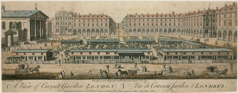 Covent Garden Market, London af English School