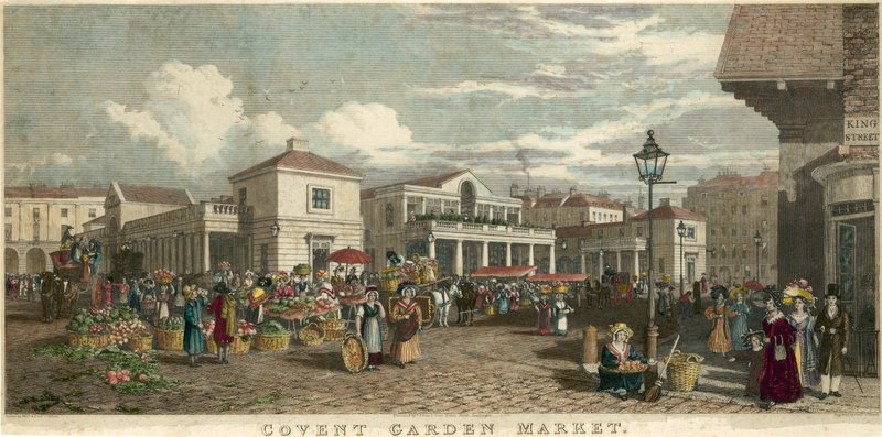 Covent Garden Market, London af English School