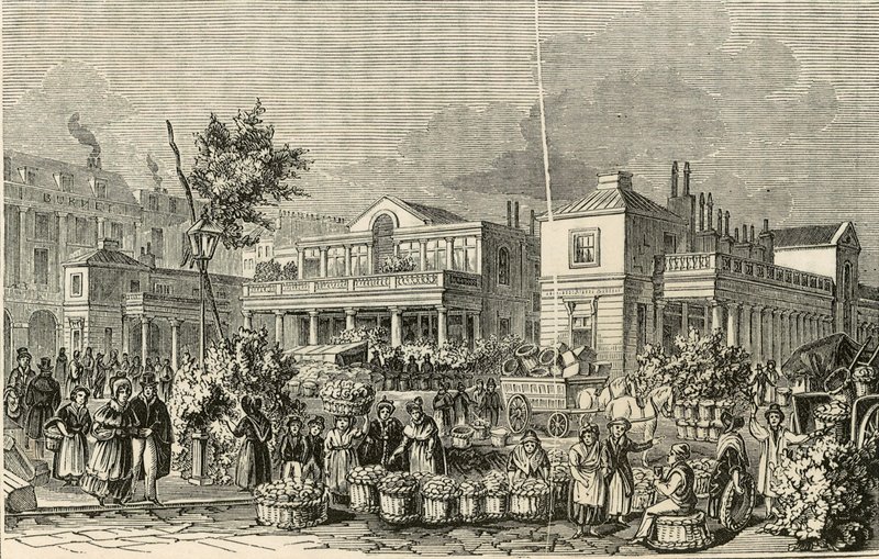 Covent Garden Market, London af English School