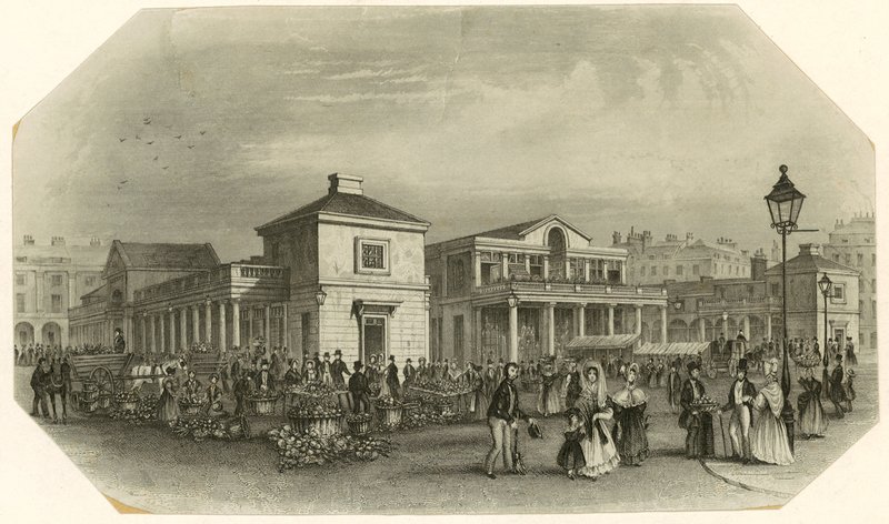 Covent Garden Market, London af English School