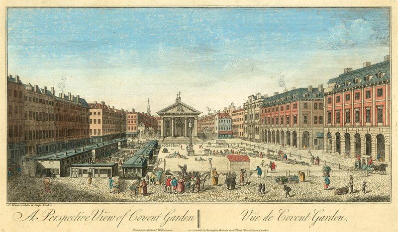 Covent Garden Market, London af English School