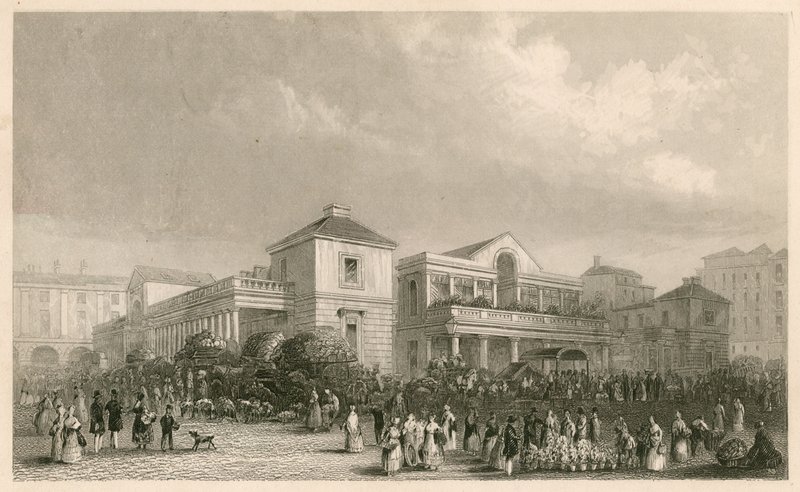 Covent Garden Market, London af English School