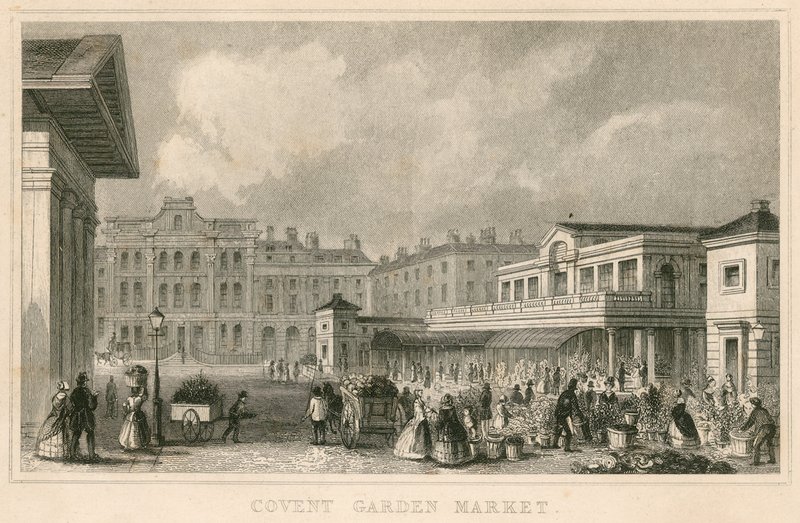 Covent Garden Market, London af English School