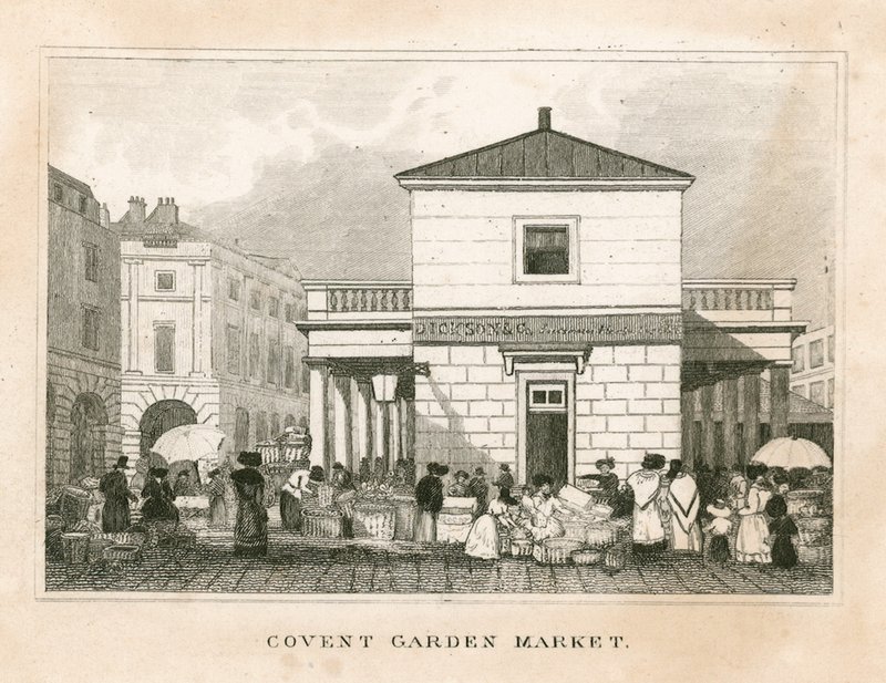 Covent Garden Market, London af English School