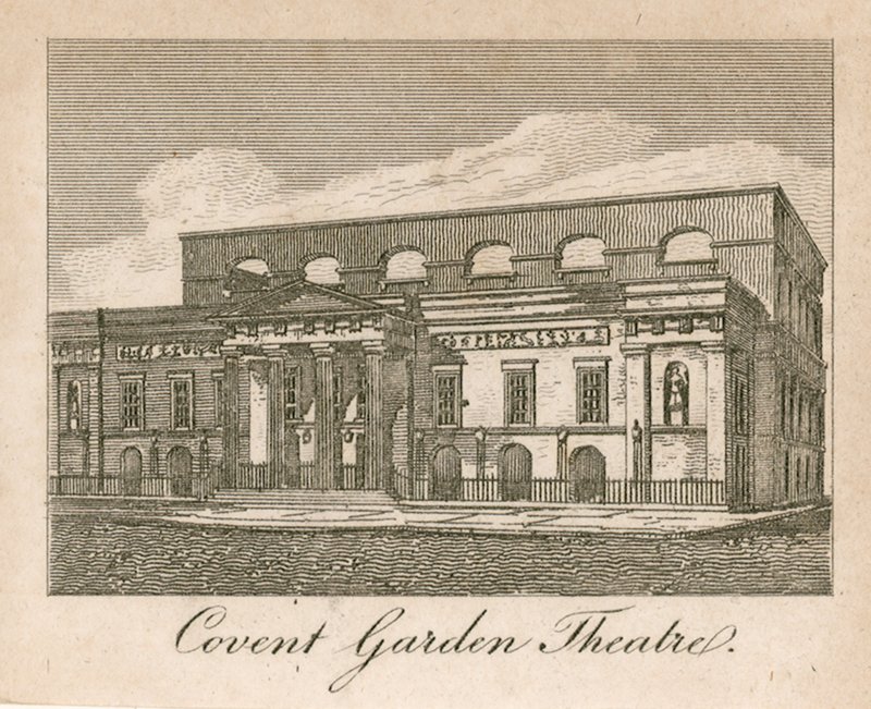 Covent Garden Theatre, London af English School