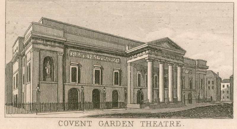Covent Garden Theatre, London af English School