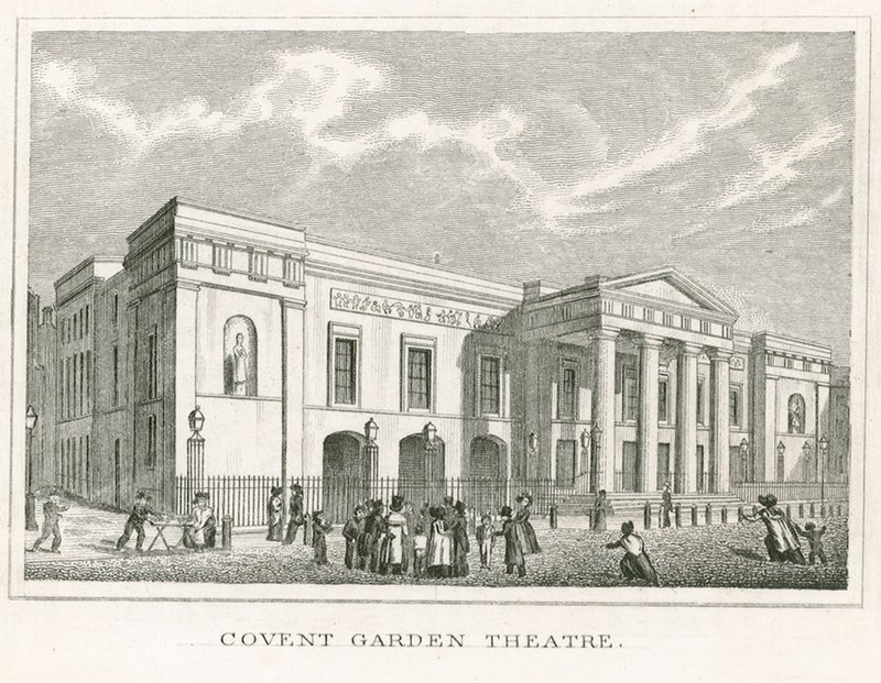 Covent Garden Theatre, London af English School