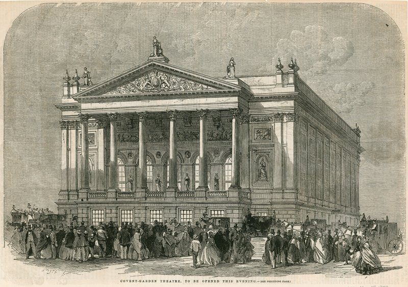 Covent Garden Theatre, London - åbnes i aften af English School
