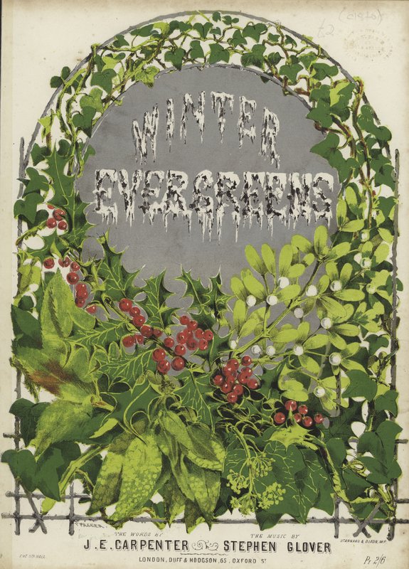 Cover af Winter Evergreens af English School
