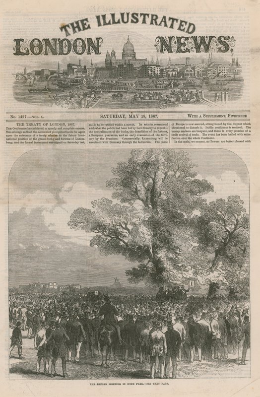 Forside af Illustrated London News af English School