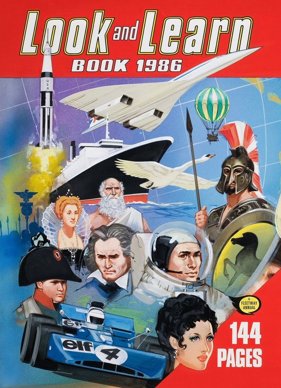 Forside til Look and Learn-bogen 1986 af English School