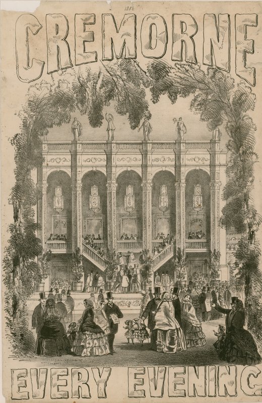 Cremorne Gardens, London af English School