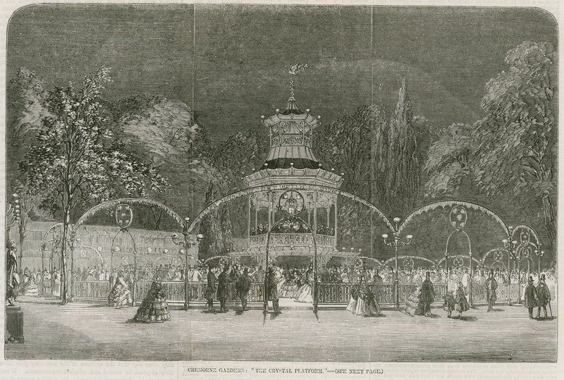 Cremorne Gardens, London: Krystalplatformen af English School