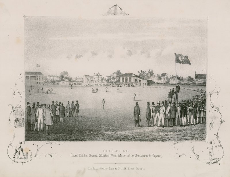 Cricket; Lord Cricket Ground, St Johns Wood; Herrernes og spillernes kamp af English School