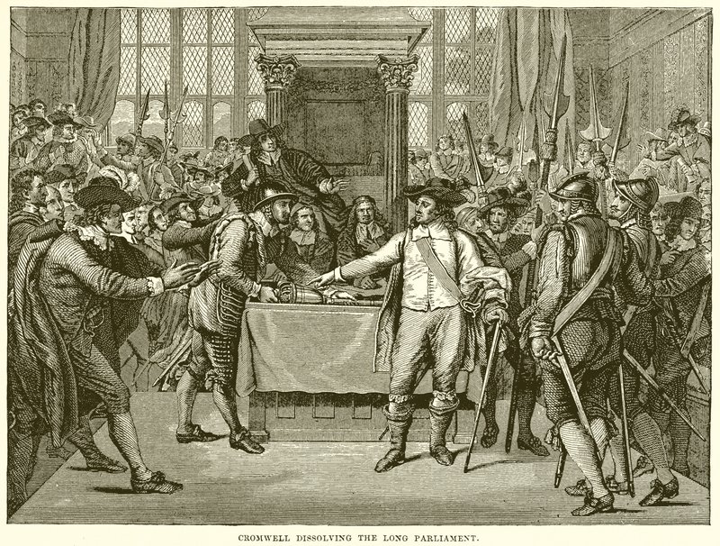 Cromwell opløser det lange parlament af English School
