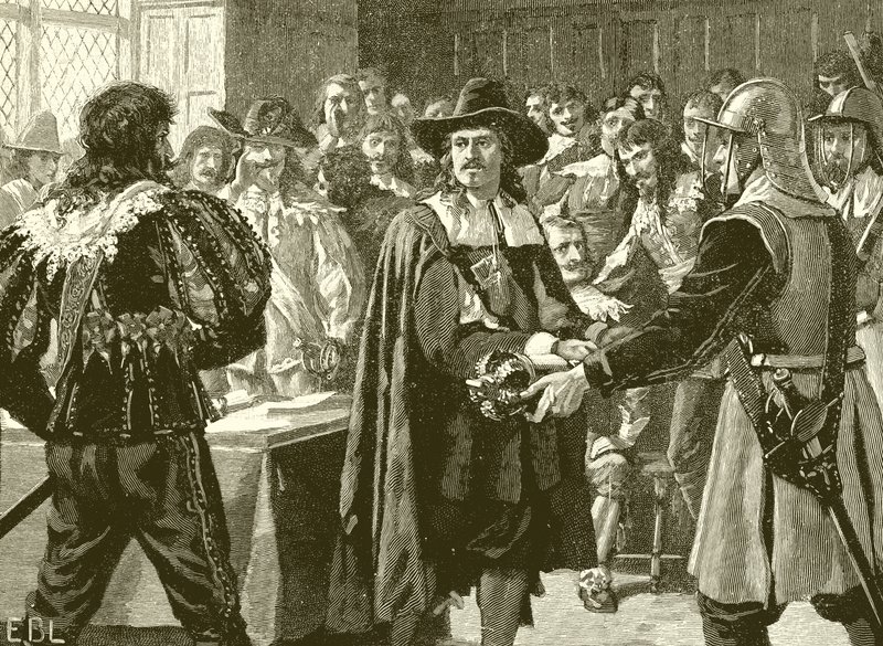 Cromwell opløser det lange parlament af English School