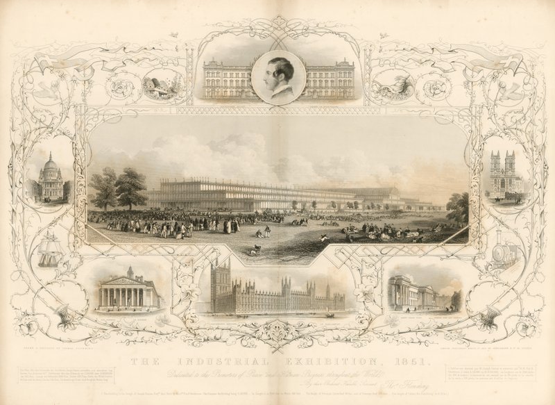 Crystal Palace; den store udstilling i 1851 af English School