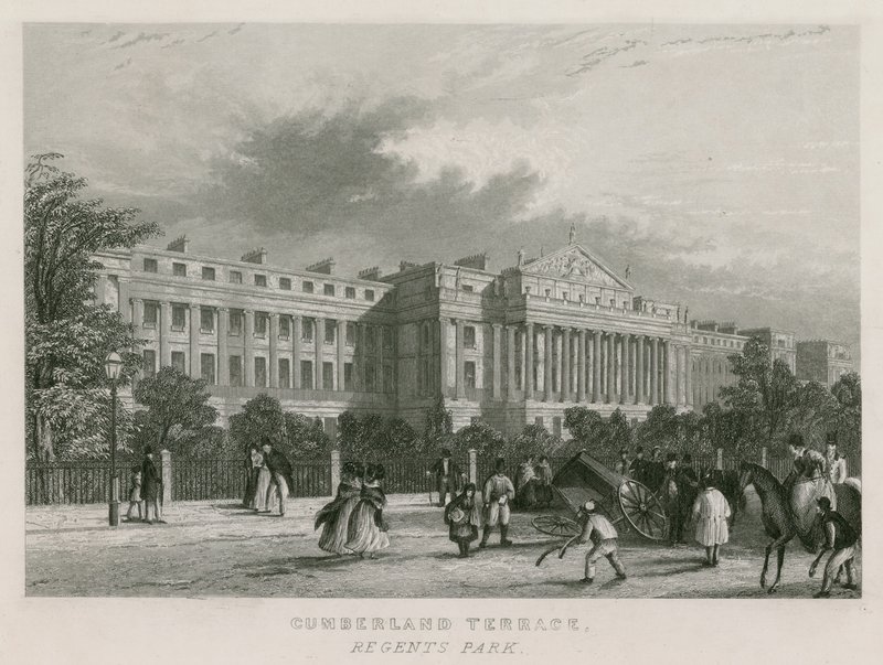 Cumberland Terrace, Regents Park, London af English School