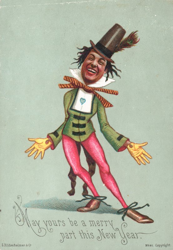 Dandy Man, nytårskort af English School