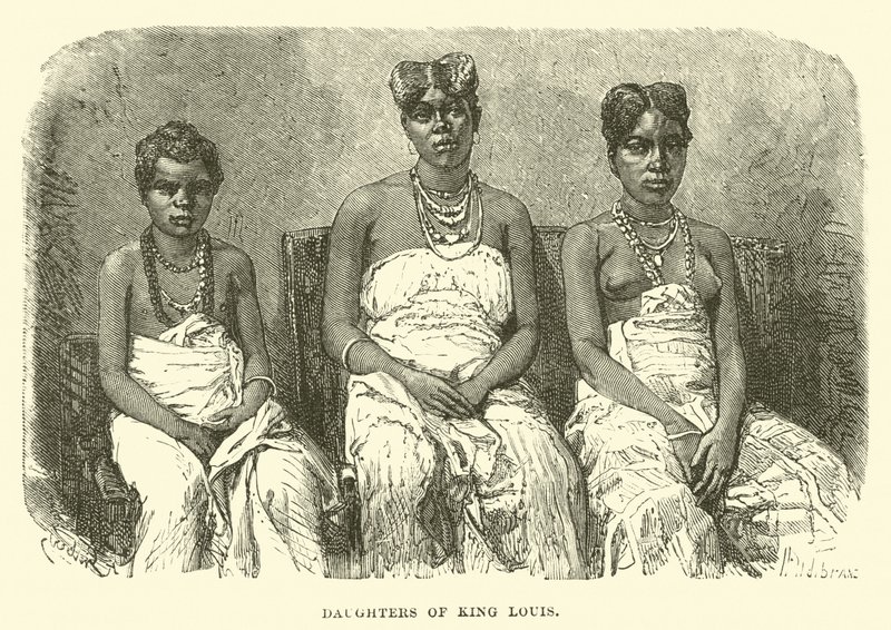 Daughters of King Louis  af English School