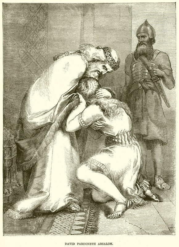 David Pardoneth Absalom af English School