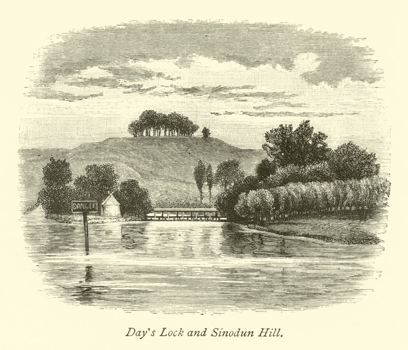 Days Lock og Sinodun Hill af English School