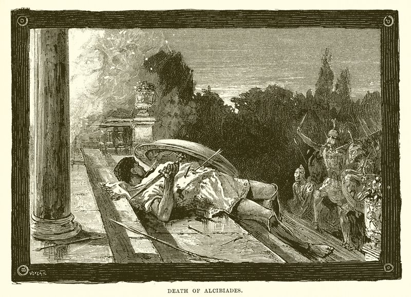 Alcibiades død af English School