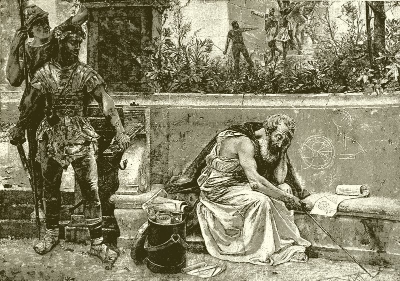 Archimedes død af English School