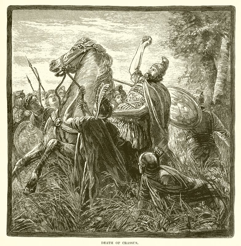 Crassus død af English School