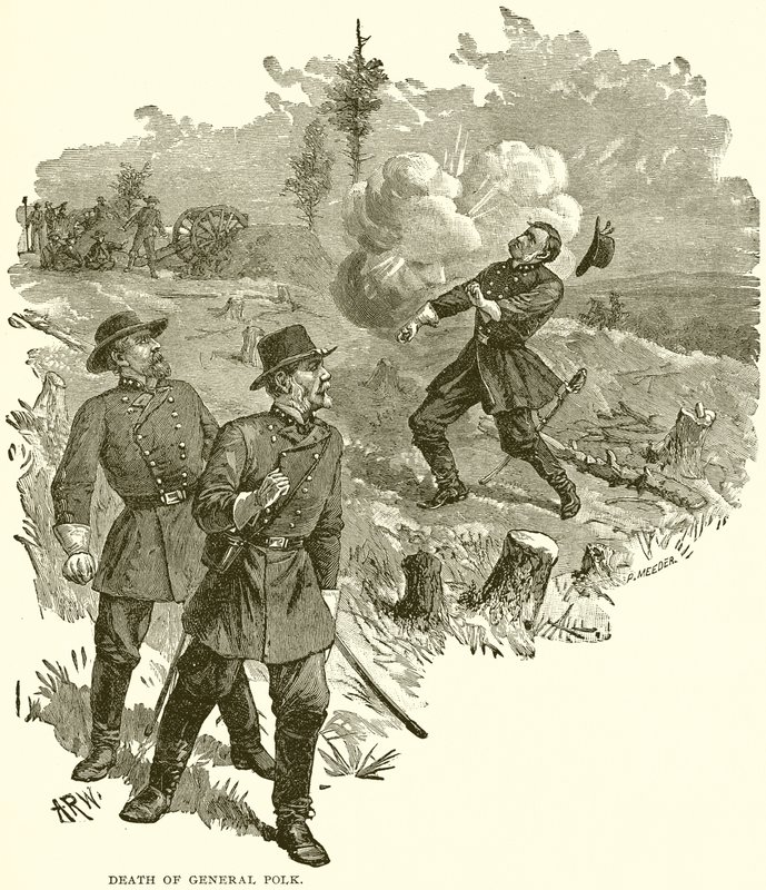 General Polks død af English School