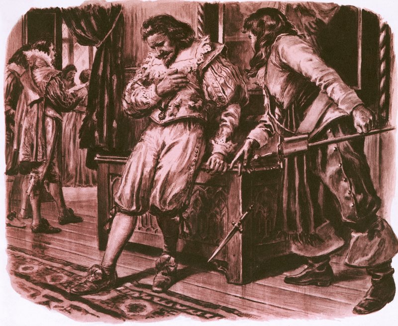 George Villiers, hertug af Buckinghams død af English School
