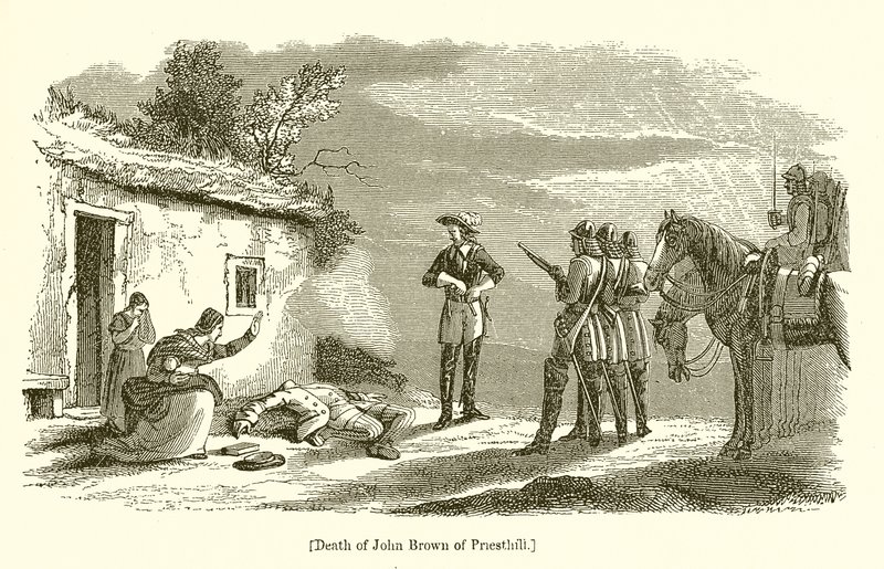 John Brown fra Priesthills død af English School