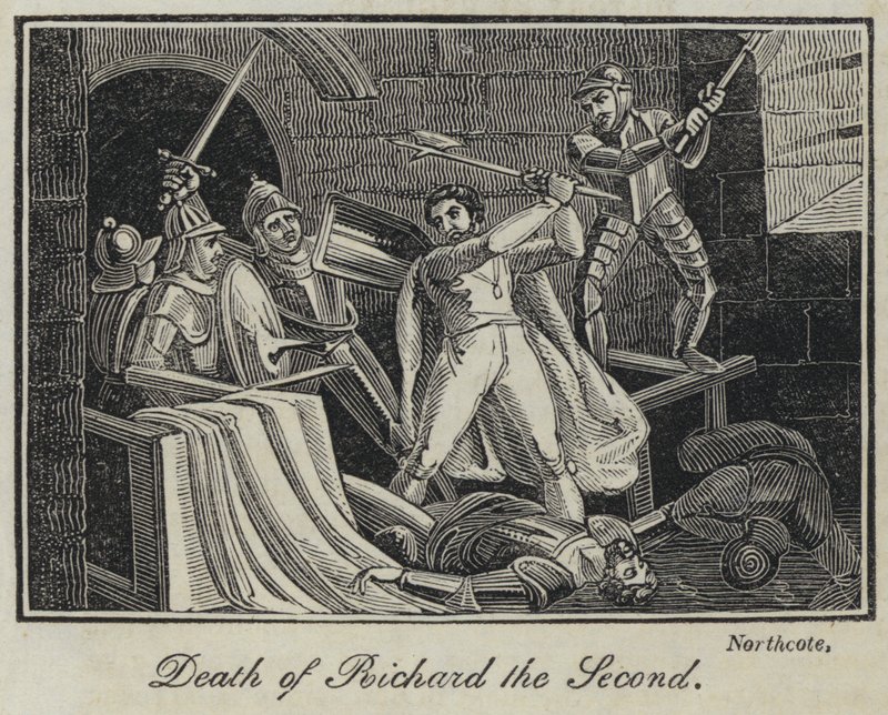Richard den Andens død (gravering) af English School
