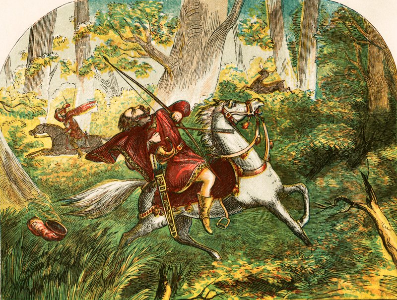 William Rufus død af English School